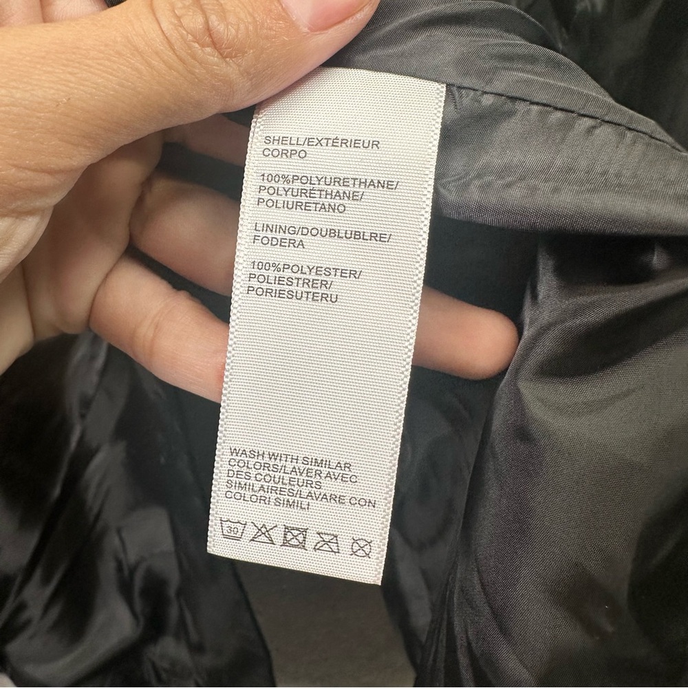 Rebecca Minkoff Black Leather Trench Coat - Picture 7 of 11